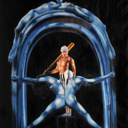 "Il Baricentro"
Mostra Personale di Pittura dal Titolo "La Giocosa Danza delle Molecole" presso il Museo dei Briganti" Cellere (VT).
- 2008 - Olio su tela - cm 110x80 (produzione propria)