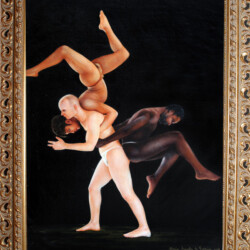 "I Ballerini Danzano Cercando la concentrazione giusta per esprimere al meglio la propria Arte", 2008
cm 60x85 - olio su tela