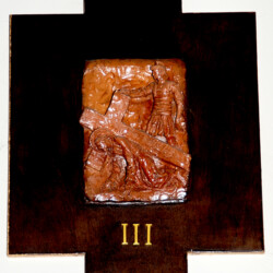 Restauro delle 15 Via Crucis in terracotta della Chiesa "Sacra Famiglia". Pianoscarano Viterbo