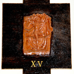 Restauro delle 15 Via Crucis in terracotta della Chiesa "Sacra Famiglia". Pianoscarano Viterbo