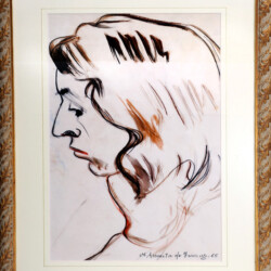 "Profilo di Donna", 1965
cm 63x52 - carboncino su carta