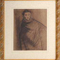 "La Scelta", 1960
cm 24x30 - carboncino, contè