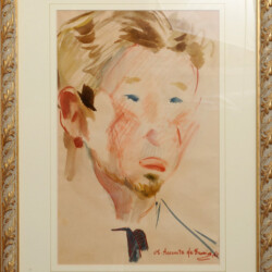 "Visioni", 1962 - Carboncino, Contè Rosso e Matita su cartoncino cm 40x50