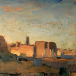 "Paesaggio Antico" - Olio su compensato cm 34x27
Disegni da bambina