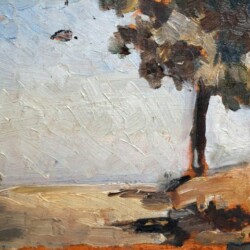 "Sereno è..." - Olio su tavoletta cm 50,5x15
Disegni da bambina