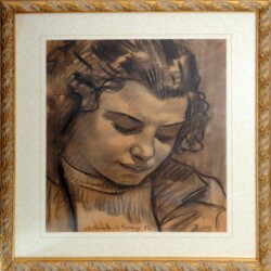 "Riservatezza Infinita", 1972
cm 30x36 - conte su cartoncino
Disegni da bambina