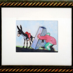 "A di Assunta"
cm 10x18 - cartoncino
Disegni da bambina