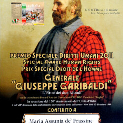 Anniversario dei 150 anni dell'unità d?italia. Diploma d'Onore. (Sponsorizzato da tutte le regioni e alcuni comuni nazionali)