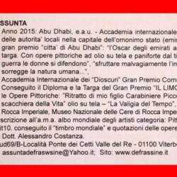 2O16 - MILANO - CASA EDITRICE IL "QUADRATO" DI MILANO ANTOLOGIA DA: " LUCIO FONTANA AL GIUBILEO DI PAPA FRANCESCO 2016" (AUTORI CONTEMPORANEI DELL'EPOCA ATTUALE) A CURA DEL DOTT. GIORGIO FALOSSI (MI) E DEL DOTT. LORENZO CIPRIANI (MI).