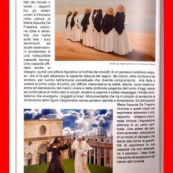2016 - MILANO - CASA EDITRICE IL "QUADRATO" DI MILANO DA: " LUCIO FONTANA AL GIUBILEO DI PAPA FRANCESCO 2016" (AUTORI CONTEMPORANEI DELL'EPOCA ATTUALE) A CURA DEL DOTT. GIORGIO FALOSSI (MI). CRITICA D'ARTE ALL'ARTISTA: "MARIA ASSUNTA dé FRASSINE" DEL DOTT. GIORGIO FALOSSI (CRITICO D'ARTE) DELLA CASA EDITRICE IL "QUADRATO" DI MILANO 2016.