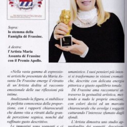GIUGNO 2018
EDIEMME - EDIZIONI "CRONACHE ITALIANE" NUOVISSIMO DIZIONARIO DI: "AUTORI SCELTI 2018"
INSERZIONE DELLE OPERE PITTORICHE SU TELA NELLE PAGINE 106-107-108-109