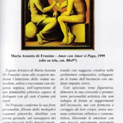 GIUGNO 2018
EDIEMME - EDIZIONI "CRONACHE ITALIANE" NUOVISSIMO DIZIONARIO DI: "AUTORI SCELTI 2018"
INSERZIONE DELLE OPERE PITTORICHE SU TELA NELLE PAGINE 106-107-108-109