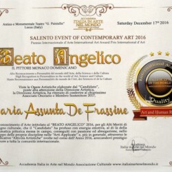 LECCE 17 DICEMBRE 2016 - ASSOCIAZIONE CULTURALE
ACCADEMIA "ITALIA IN ARTE NEL MONDO"