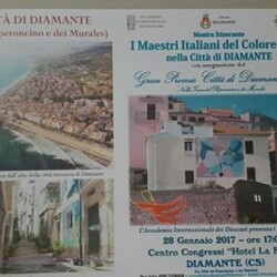 28.1.2017 - CITTA' DI "DIAMANTE" - ACCADEMIA INTERNAZIONALE DEI "DIOSCURI" (I MAESTRI ITALIANI DEL COLORE 2017) - ARTISTA "MARIA ASSUNTA dé FRASSINE" CENTRO CONGRESSI HOTEL "LA FELCE"
