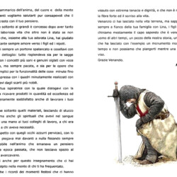 L'AQUILA - AL MIO AMICO UNICO PIU' SINCERO E ADORABILE: N.H. "VENANZIO SECONDO" (MIO PADRE)